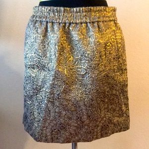 Loft Golden Skirt Size M